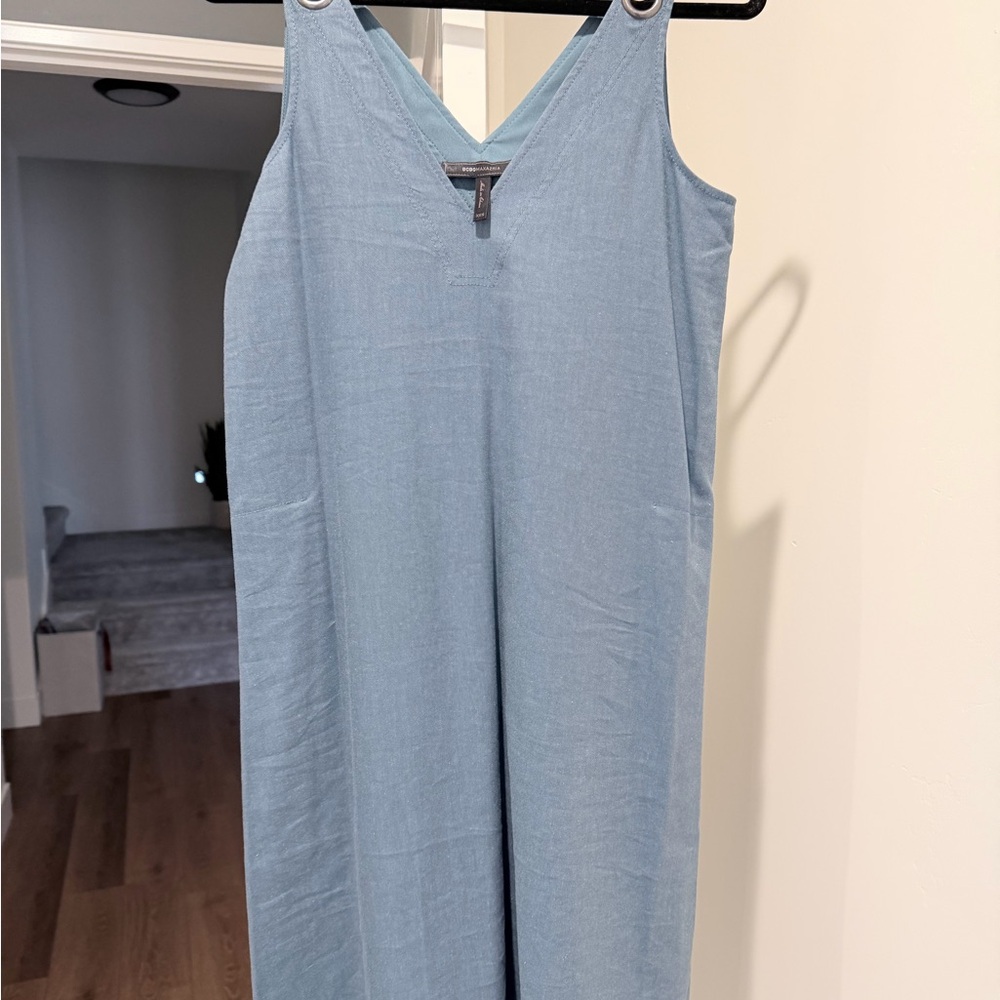 BCBGMaxAzria Light Blue High Low Dress - Picture 8 of 9